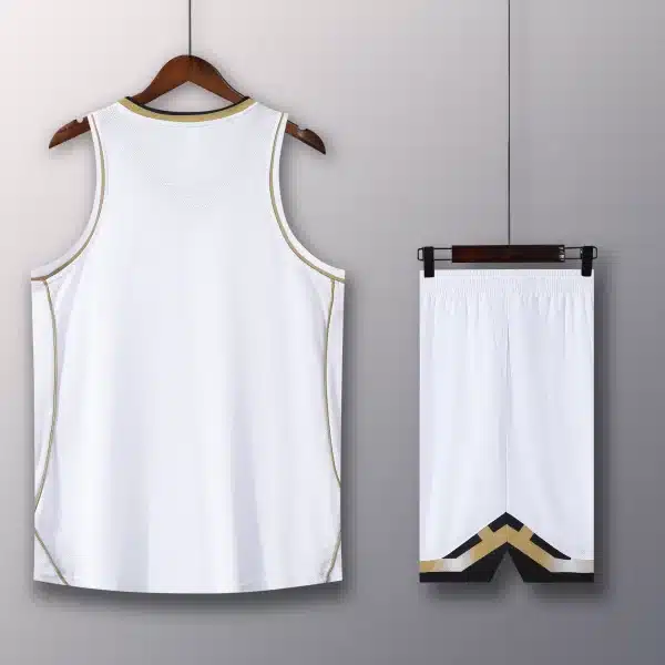 Custom Basketball Uniforms Youth Basketball Jerseys White Color 719