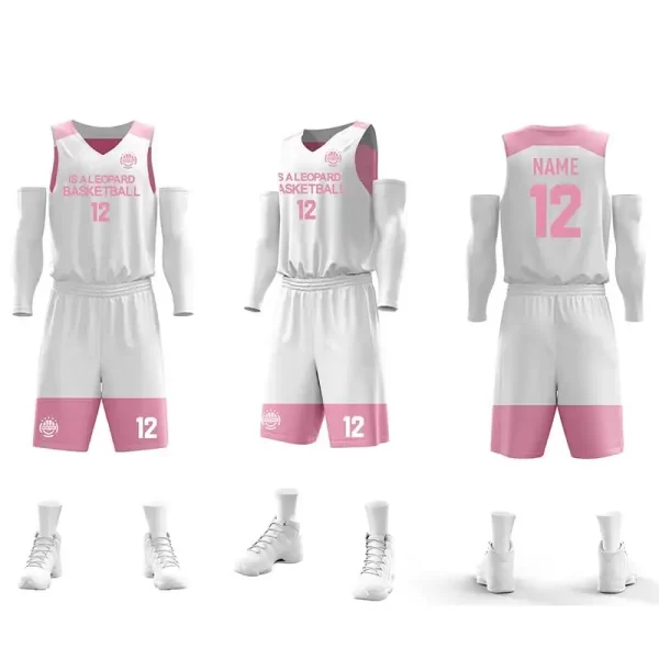 Custom Reversible Basketball Jerseys Youth USA Basketball Jersey Womens Mens Plain Basketball Jersey White