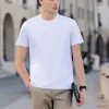 Custom Shirts And Pants Short Sleeve Tshirt White Blank Light Weight Walmart Amazon Hot Selling BSR 200g 6818-8