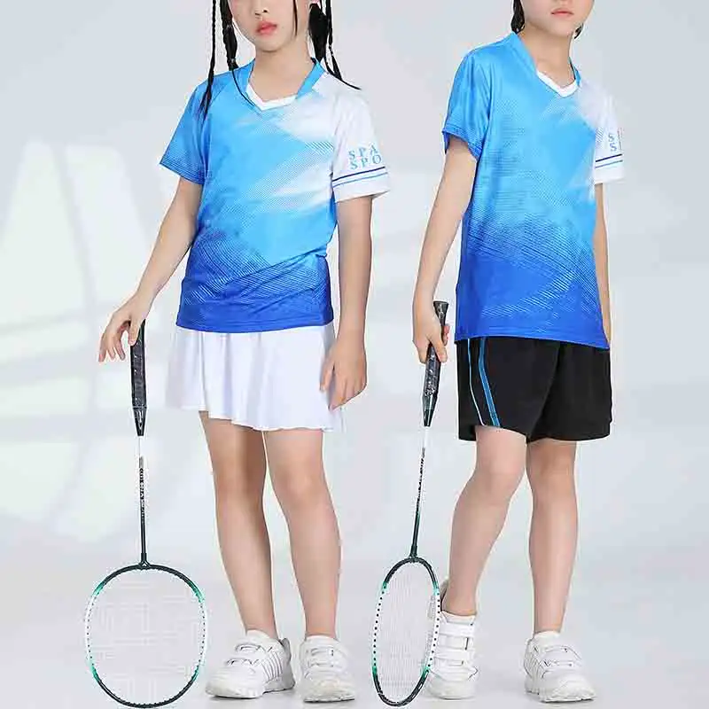 SPORTSWEAR KIDS SHIRTS FOR BADMINTON TENNIS LOONG SPORTSWEAR MANUFACTURER