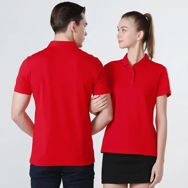 Classic Polo Shirt Outfit Dri Fit Polo Shirts Red Business Casual Polo-6