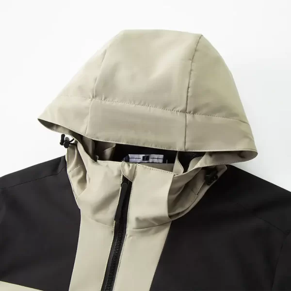 Custom Jackets Windbreaker Jacket Waterproof Mens Jackets For Women Winter Jacket Long Coat Begie Black 7799-3