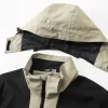 Custom Jackets Windbreaker Jacket Waterproof Mens Jackets For Women Winter Jacket Long Coat Begie Black 7799-5
