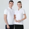 Custom Polo Shirts White Golf Polos Polo T Shirts Mens Womens 692-1