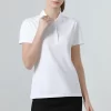 Custom Polo Shirts White Golf Polos Polo T Shirts Mens Womens 692-8