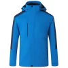 Outdoor Jacket Waterproof Work Jacket With Polar Fleece Blue 2