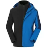 Outdoor Jacket Waterproof Work Jacket With Polar Fleece Blue 5