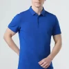 Performance Polo T Shirts Royal Blue Regular Fit Custom Corporate Clothing Casual Business Polo Shirt 10