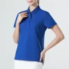 Performance Polo T Shirts Royal Blue Regular Fit Custom Corporate Clothing Casual Business Polo Shirt 2