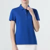 Performance Polo T Shirts Royal Blue Regular Fit Custom Corporate Clothing Casual Business Polo Shirt 3