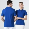 Performance Polo T Shirts Royal Blue Regular Fit Custom Corporate Clothing Casual Business Polo Shirt 7