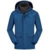 Windbreaker Jacket Windcheater Weatherproof Waterproof Coat Long Winter Jackets For Women Blue 6