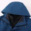 Windbreaker Jacket Windcheater Weatherproof Waterproof Coat Long Winter Jackets For Women Blue 7