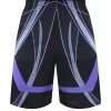 Men's Basketball Shorts Gym Training Workout Athletic Shorts Mesh Graphic Print Running Short Pants With Pockets Black 062
