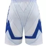 Men's Basketball Shorts Gym Training Workout Athletic Shorts Mesh Graphic Print Running Short Pants With Pockets White 062-6