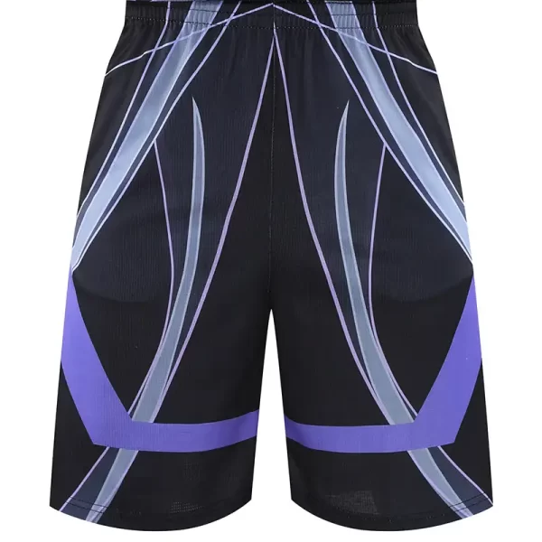 Men's Basketball Shorts Gym Training Workout Athletic Shorts Mesh Graphic Print Running Short Pants With Pockets Black 062
