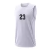 Basketball Vest 23 Shooting Sleeveless Shirts Dry Fit Running Vest Male Jogging Workout Basketball Tops Tank 6