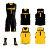 Reversible Basketball Jersey set For Mens Womens Kids Practice Basketball Jerseys with Numbers Black Blue 9