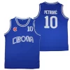 Basketball Jerseys CIBONA 10 PETROVIC Basketball Shirts Sleeveless Jersey High Quality Activewear Blue ventilation 2024 1