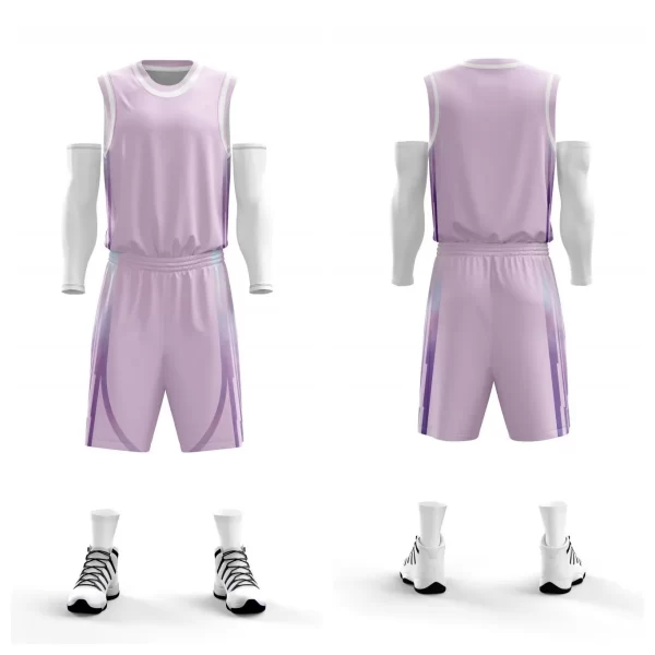 Best College Basketball Jerseys and Shorts Basketball Training Uniform Shirts Sports Suit New Design Loong Sportswear 3