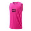Basketball Vest 23 Shooting Sleeveless Shirts Dry Fit Running Vest Male Jogging Workout Basketball Tops Tank 8