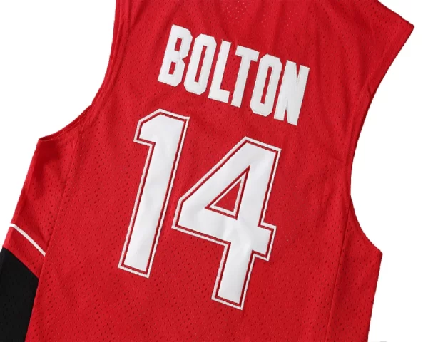 Basketball Jerseys WILDCATS 14 BOLTON Jersey Sewing Embroidery High Quality Basketball Shirts White and Red Number 5
