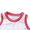 USA Basketball Uniforms Chicago Bulls 23 Style Blank Basketball Jerseys Wholesale Sleeveless Vest and Shorts Outfit Sets 5