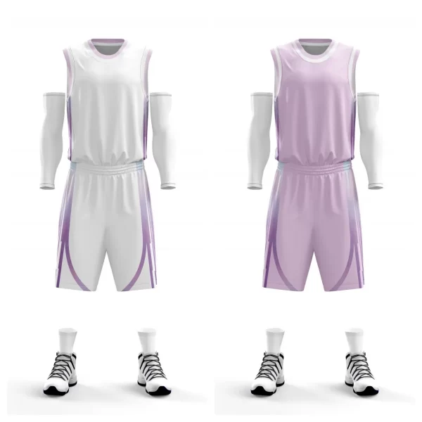 Best College Basketball Jerseys and Shorts Basketball Training Uniform Shirts Sports Suit New Design Loong Sportswear 1