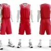 The Best Basketball Tank Tops and Bottoms New Basketball Team Uniform Dri Fit Coolmax Boys Girls Children JinDing 13