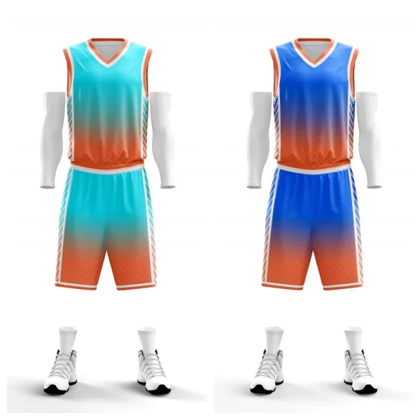 Basketball Jersey and Shorts Suit for Mens Womens Kids Basketball Jersey Fit Activewear New Design Size 4XS-6XL 4