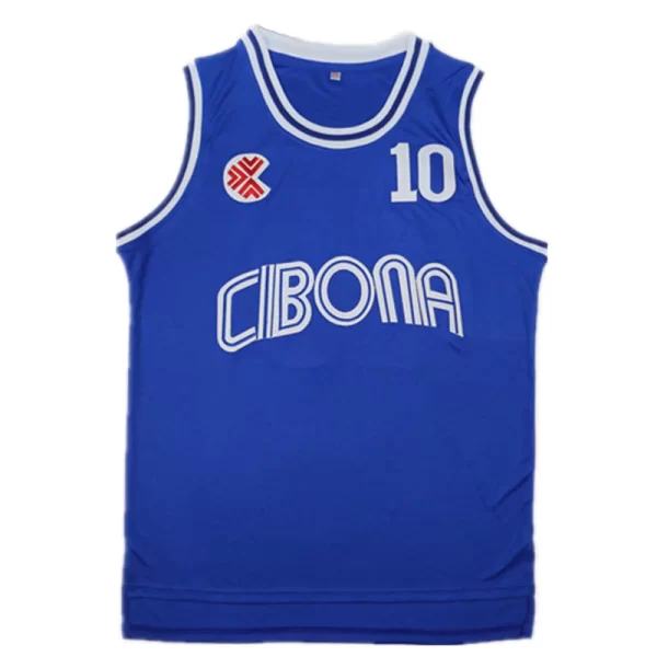 Basketball Jerseys CIBONA 10 PETROVIC Basketball Shirts Sleeveless Jersey High Quality Activewear Blue ventilation 2024 2