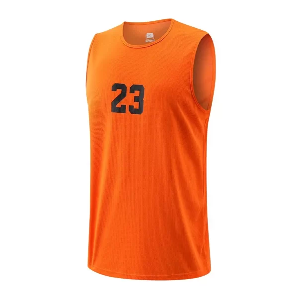 Basketball Vest 23 Shooting Sleeveless Shirts Dry Fit Running Vest Male Jogging Workout Basketball Tops Tank 3