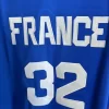 Basketball jerseys 2024 France 34 WEMBANYAMA Basketball Shirts Sewing embroidery High Quality Activewear Light Blue 3