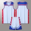 Basketball Jerseys Shirts Youth Basketball Vest Uniforms Blank Custom Running Training Loose Jerseys Suits Tank 5