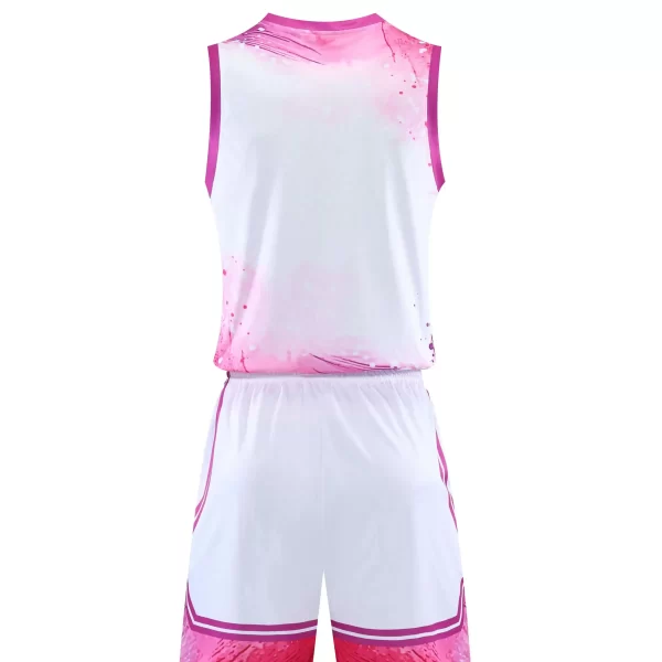 Basketball Youth Jerseys 2 Piece Set Basketball Game Clothes Sublimation and Screen Printing 2025 New Design 6
