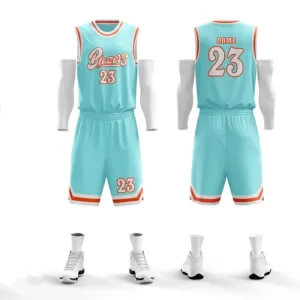 Blank Basketball Jerseys and Shorts Set for Mens Womens and Kids Adult Jerseys Dri Fit Coolmax Basketball Suit 1