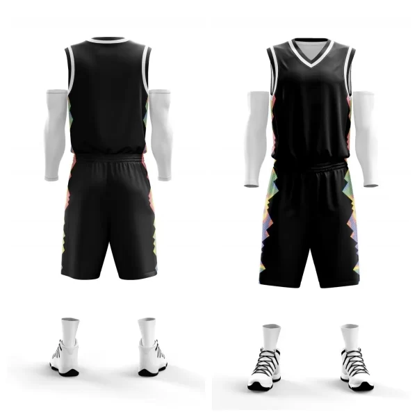The Best Basketball Tank Tops and Bottoms New Basketball Team Uniform Dri Fit Coolmax Boys Girls Children JinDing 3