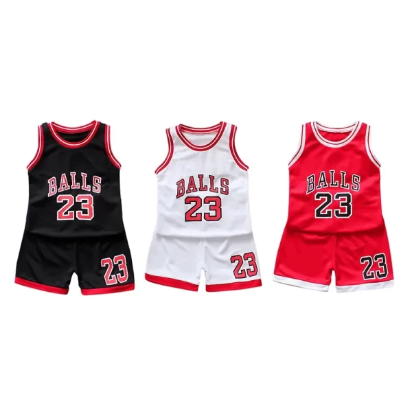 USA Basketball Uniforms Chicago Bulls 23 Style Blank Basketball Jerseys Wholesale Sleeveless Vest and Shorts Outfit Sets 1