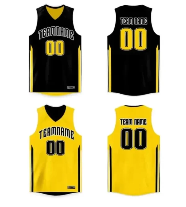 Reversible Basketball Jerseys Personalized Printed Name and Number Team Sports Uniform for College School 5