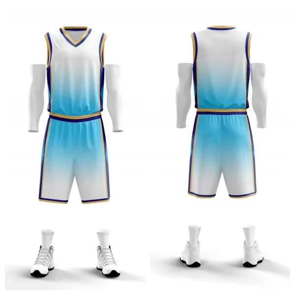 Basketball Jersey and Shorts Suit for Mens Womens Kids Basketball Jersey Fit Activewear New Design Size 4XS-6XL 2