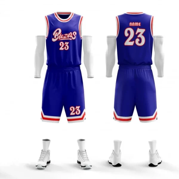 Blank Basketball Jerseys and Shorts Set for Mens Womens and Kids Adult Jerseys Dri Fit Coolmax Basketball Suit 4