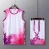 Basketball Youth Jerseys 2 Piece Set Basketball Game Clothes Sublimation and Screen Printing 2025 New Design 11