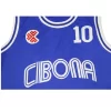 Basketball Jerseys CIBONA 10 PETROVIC Basketball Shirts Sleeveless Jersey High Quality Activewear Blue ventilation 2024 4
