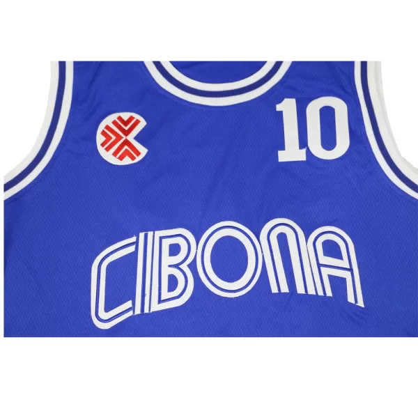 Basketball Jerseys CIBONA 10 PETROVIC Basketball Shirts Sleeveless Jersey High Quality Activewear Blue ventilation 2024 4