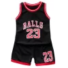 USA Basketball Uniforms Chicago Bulls 23 Style Blank Basketball Jerseys Wholesale Sleeveless Vest and Shorts Outfit Sets 2