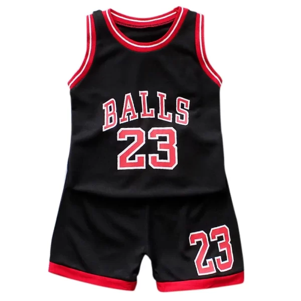 USA Basketball Uniforms Chicago Bulls 23 Style Blank Basketball Jerseys Wholesale Sleeveless Vest and Shorts Outfit Sets 2