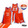Hot Custom Basketball Jersey for Men Kids College Team Professional Boy Girl Basketball Training Uniform Quick Dry Sportswear 5