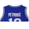 Basketball Jerseys CIBONA 10 PETROVIC Basketball Shirts Sleeveless Jersey High Quality Activewear Blue ventilation 2024 6