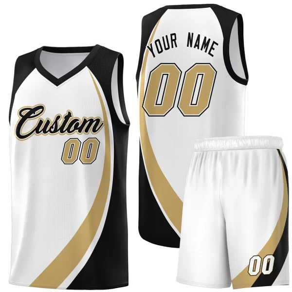 Reversible Basketball Practice Jerseys Basketball Jersey Set Green Blue Gold Custom Names Numbers 10