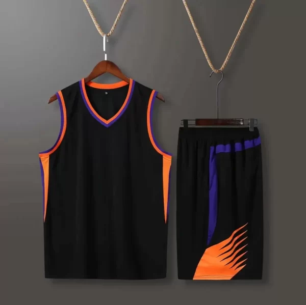 Plain Basketball Jerseys Blank Basketball Uniform High Quality Training Suit for Basketball Games 4